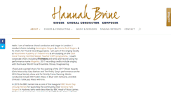 Desktop Screenshot of hannahbrine.co.uk